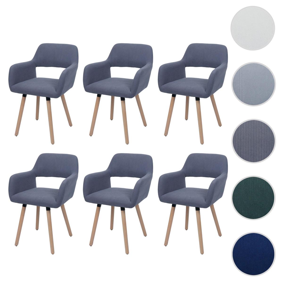 ESSZIMMERSTUHL Grau - Dunkelgrau/Grau, Textil (56/80/53cm) - MCW