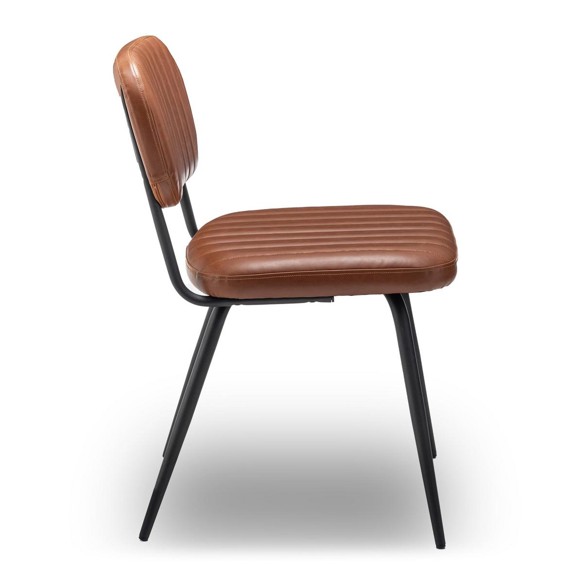 ESSZIMMERSTÜHLE (2er-set) braun sparte 56/45/79 cm - Braun, Textil (45/79/52cm) - Calicosy