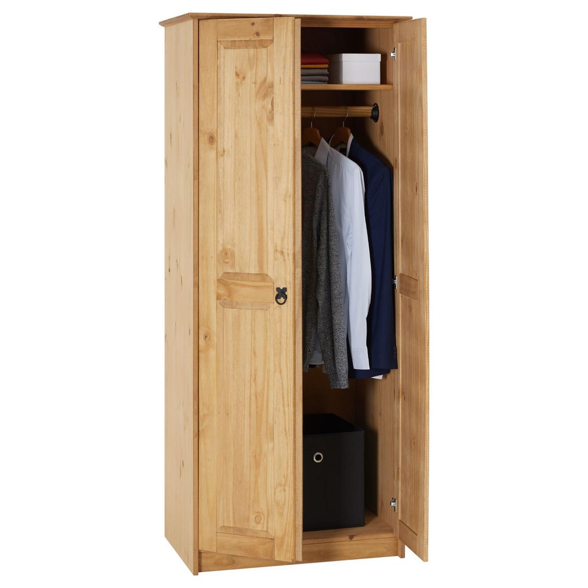 KLEIDERSCHRANK BARRIO natur - Naturfarben, Holz (73/175/50cm) - CARO-Möbel