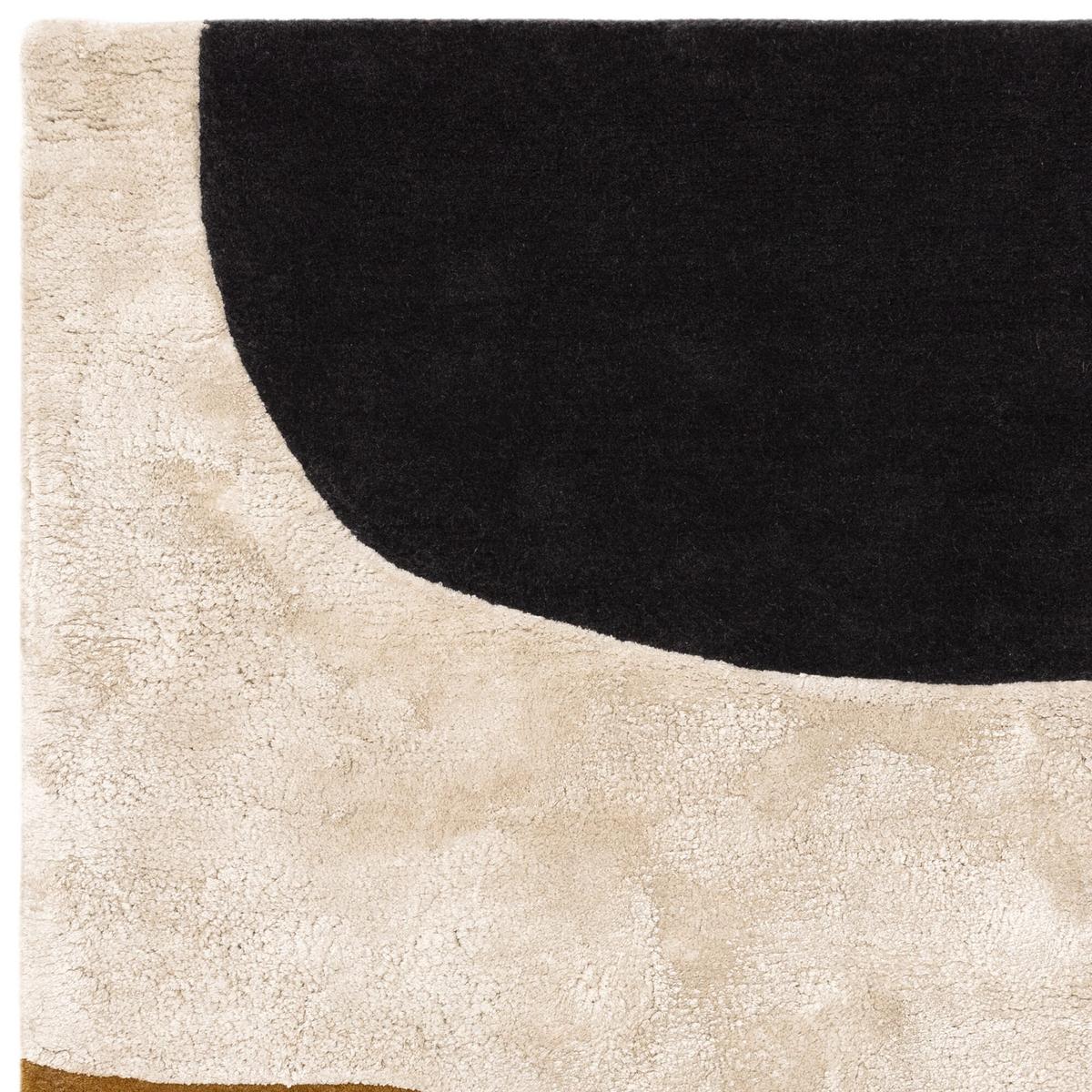 WOLLTEPPICH HULL-Humber, abstrakt, Senfgelb, 160 x 230 cm - Gelb, Textil (160/230cm) - KADIMA DESIGN