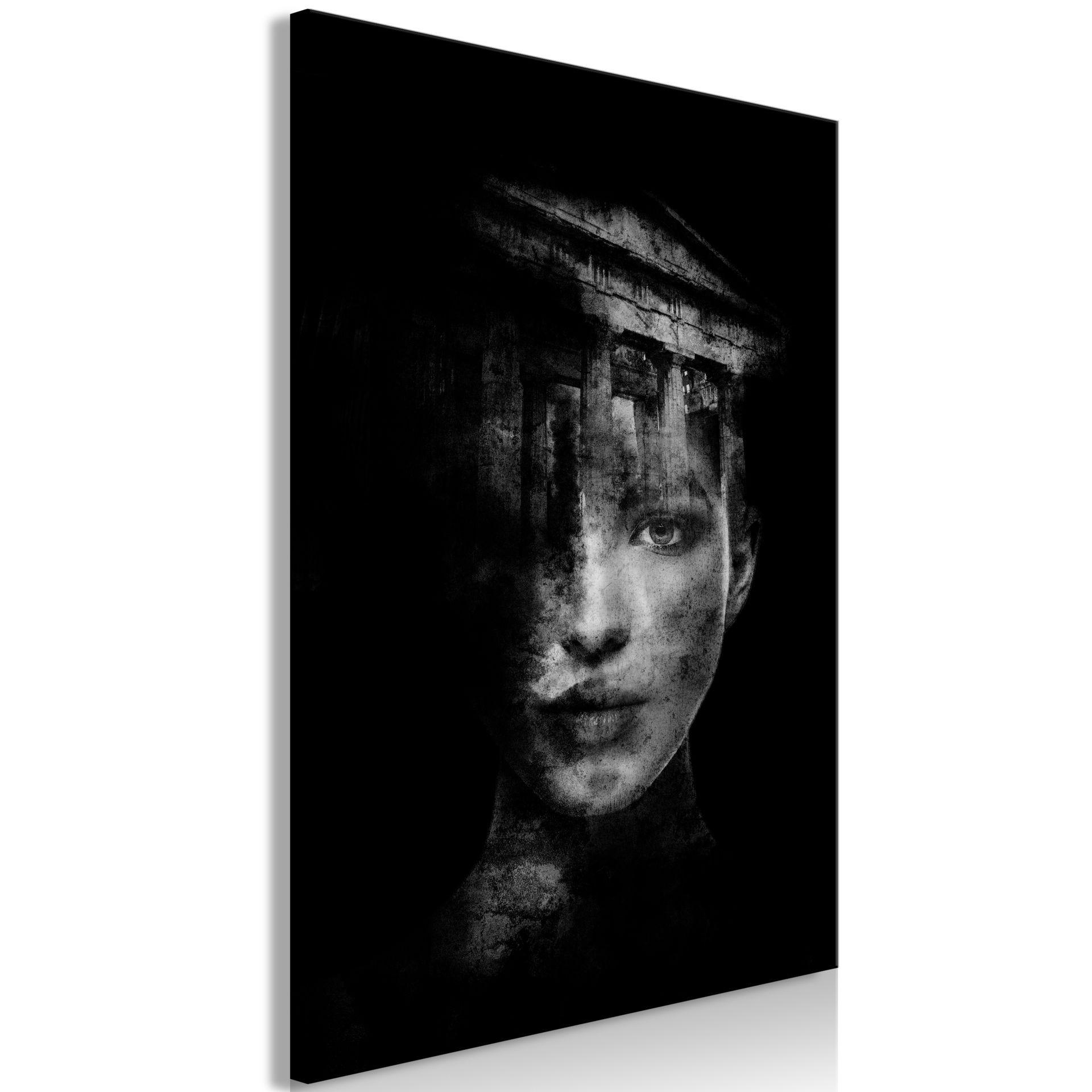 KUNSTDRUCK Schwarz-Weiß 40/60 cm - Schwarz, Textil (40/60cm) - KUNSTLOFT