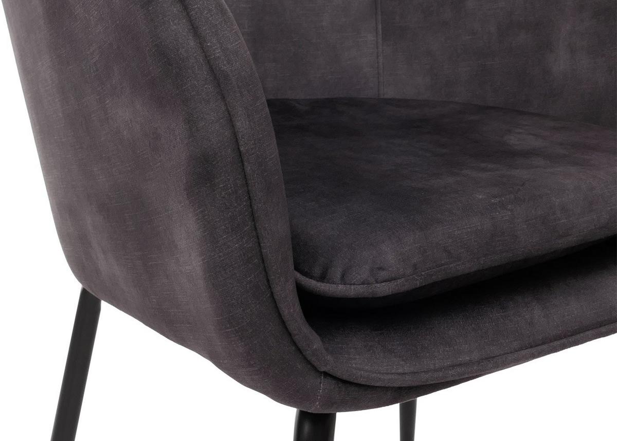 ESSZIMMERSTUHL Grau - Dunkelgrau/Grau, Textil (57/79/53cm) - MCW