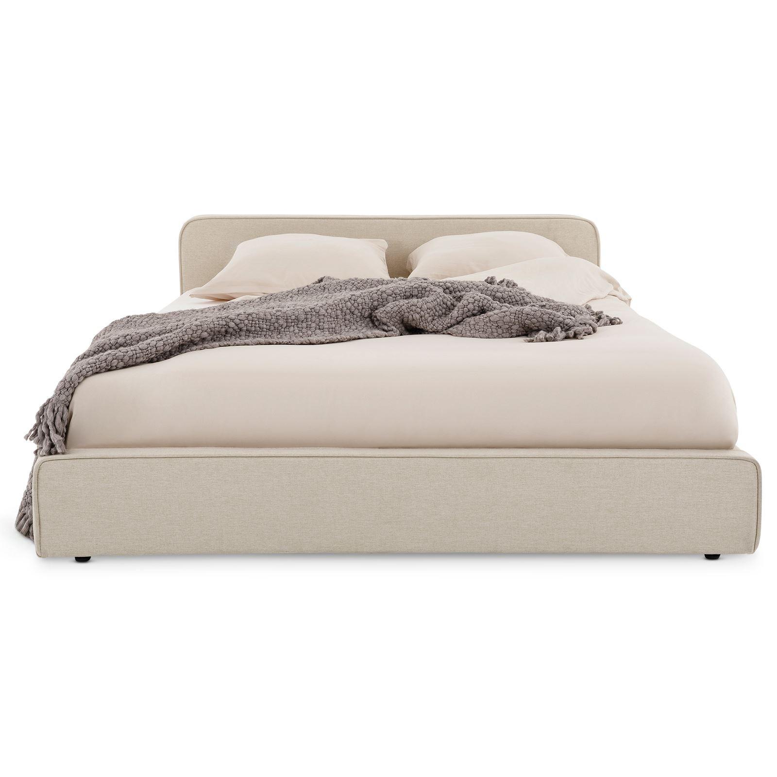 POLSTERBETT MARINI 140X200 CM - Beige, Textil (140/200cm) - IDIMEX