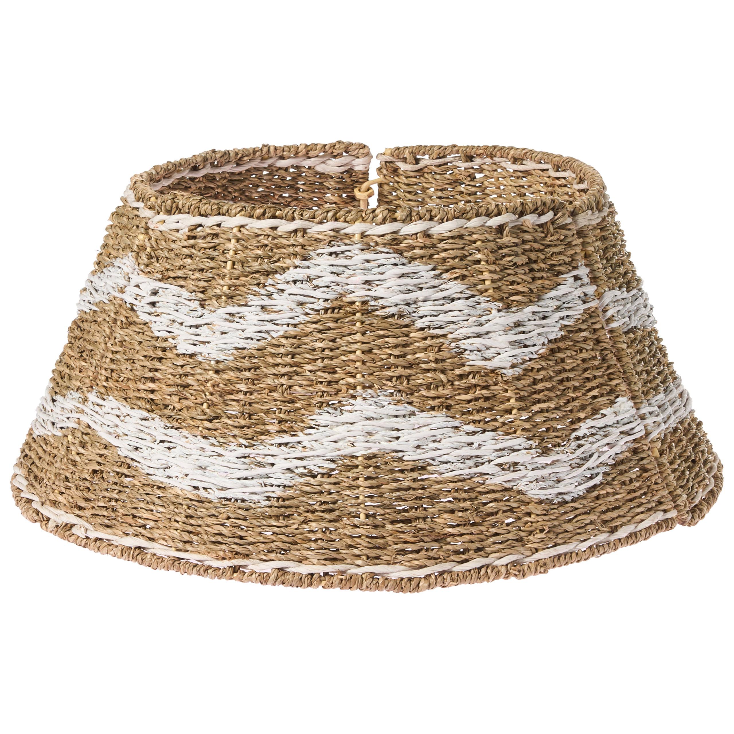 WEIHNACHTSBAUMKRAGEN 29 cm Naturfarben Hiver - Naturfarben, Naturmaterialien (29cm) - Beliani