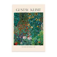 POSTER Granja -Garten Mit Sonnenblume A3 Rahmenlos - Klar, Papier (29.7/5/42cm) - Nacnic