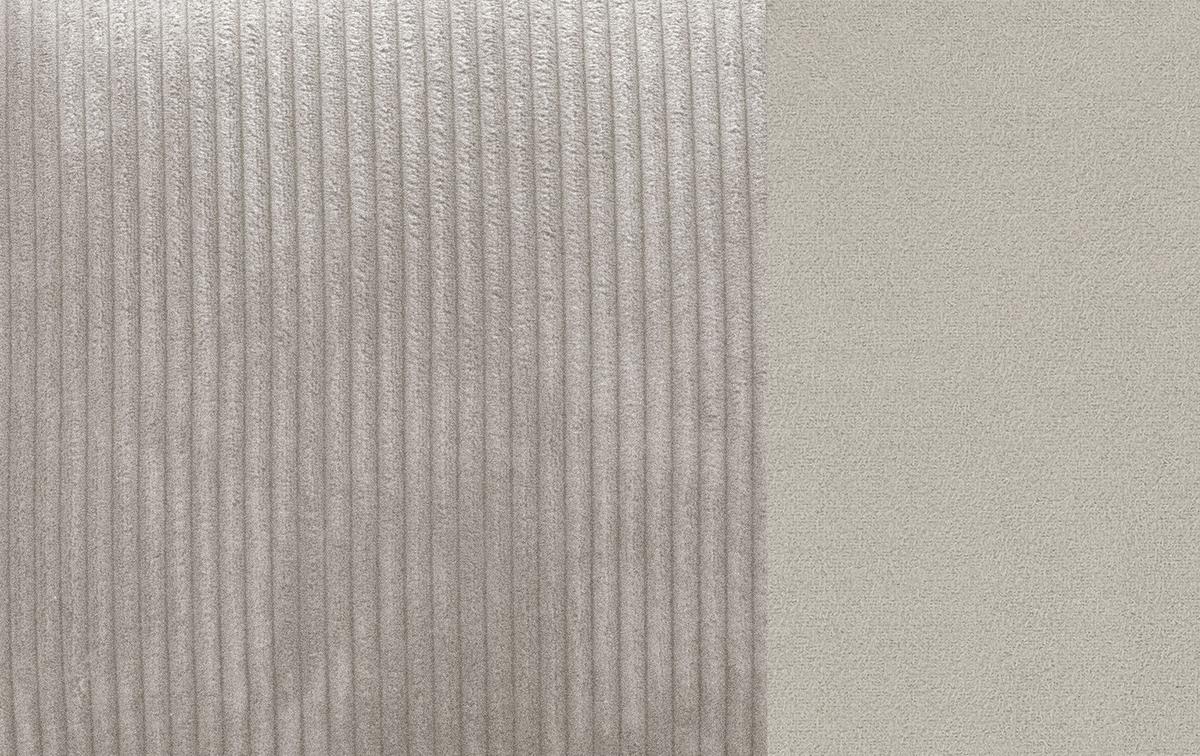 ECKSOFA TAUER 3-Sitzer, weiß - Schwarz/Weiß, Holzwerkstoff/Kunststoff (173/206cm) - Wozimo