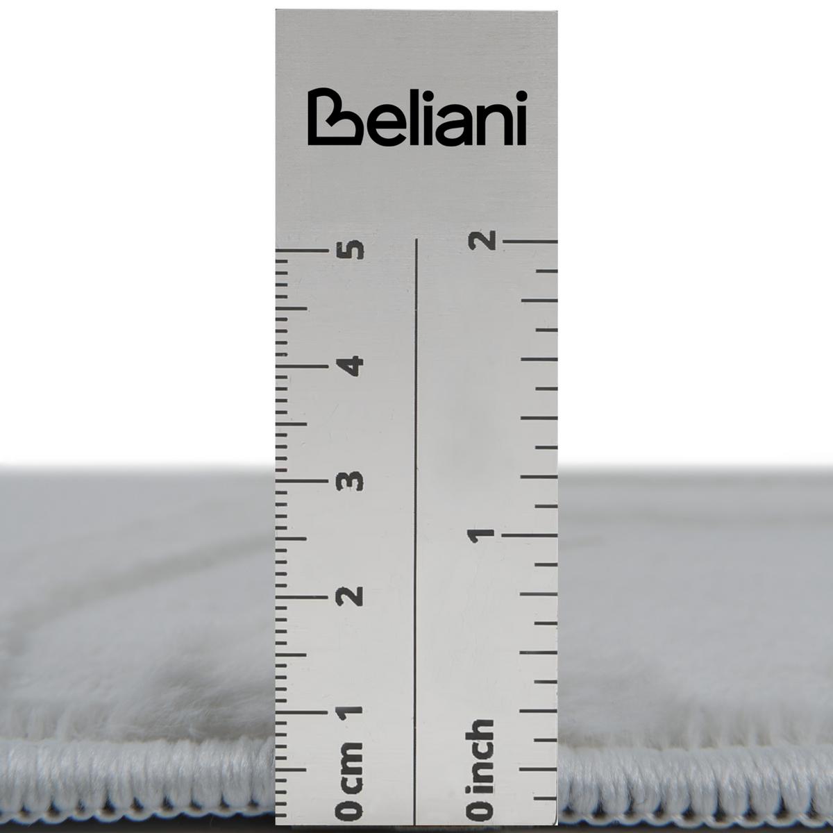 TEPPICH Hellgrau 80/300 cm Gannett - Hellgrau/Grau, Textil (80/300cm) - Beliani