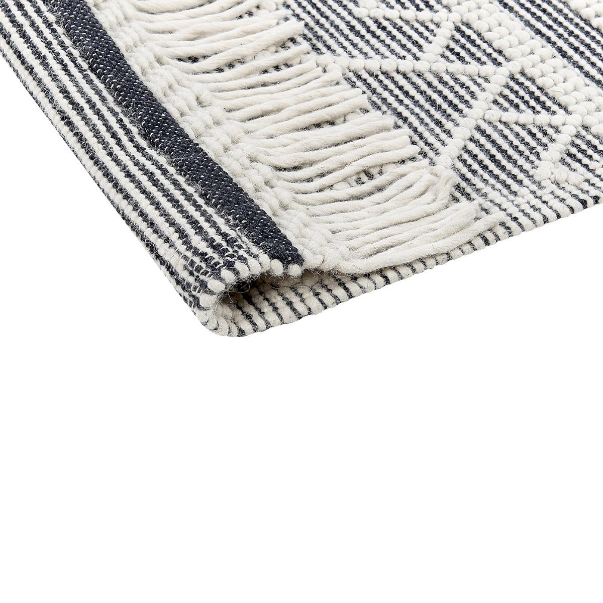 KURZFLOR-TEPPICH Toprakkale 230/160 cm - Grau, Textil (160/230cm) - Beliani