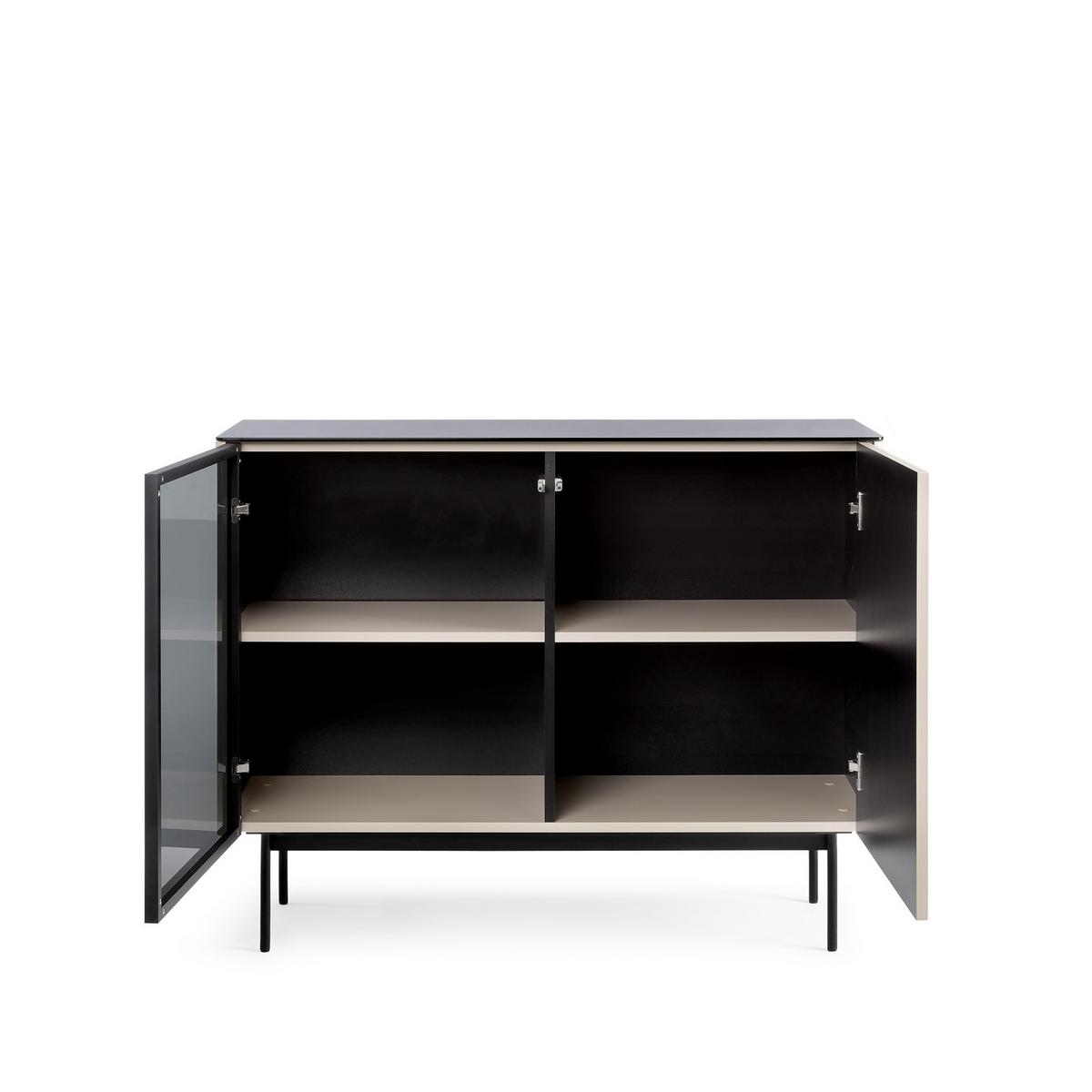 SIDEBOARD VELLUTO 107x39x84 cm mit 2 Türen Kaschmir - Kaschmir, Holzwerkstoff (107/84/39cm) - MASSENO