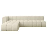 ECKSOFA modulares Sofa Darnel-L2 - 296x177x70 cm Beige - Beige, Holzwerkstoff/Textil (296/177cm) - ALTDECOR