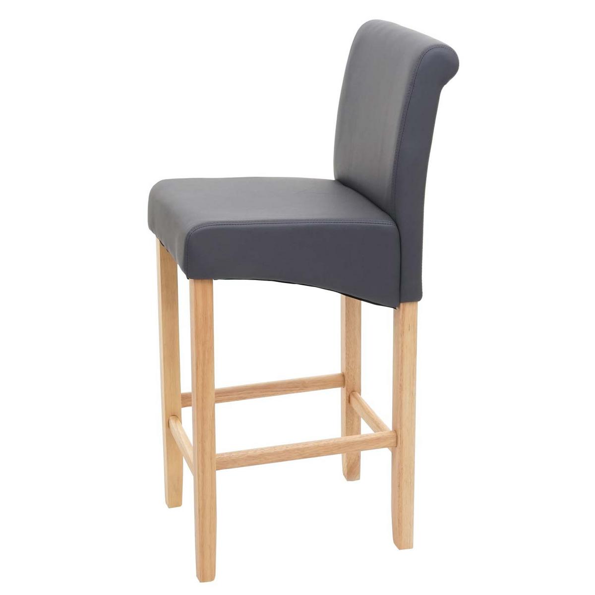 BARHOCKER Grau - Grau, Textil (39/105/53cm) - MCW