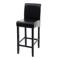BARHOCKER Schwarz - Schwarz, Leder (39/105/53cm) - MCW