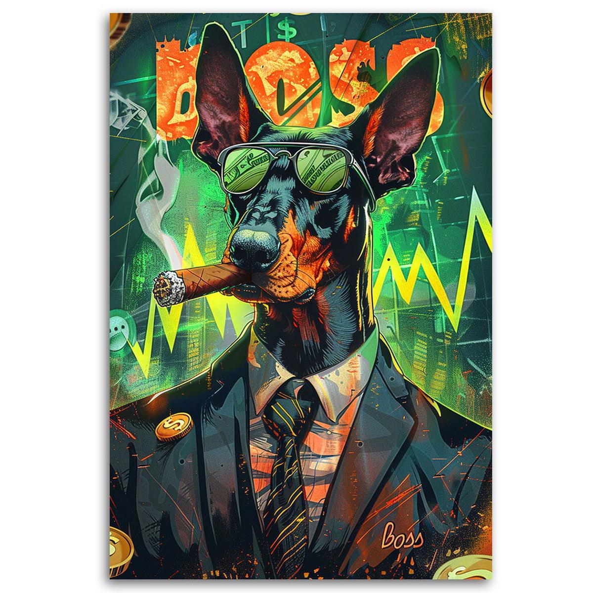 KUNSTDRUCK Grün 80/120 cm - Grün, Textil (80/120cm) - KUNSTLOFT