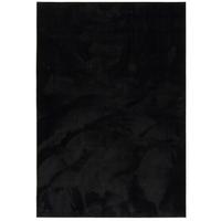 HOCHFLOR LANGFLOR TEPPICH SUPER SOFT MELIA - Schwarz, Textil (160/230cm) - Pergamon
