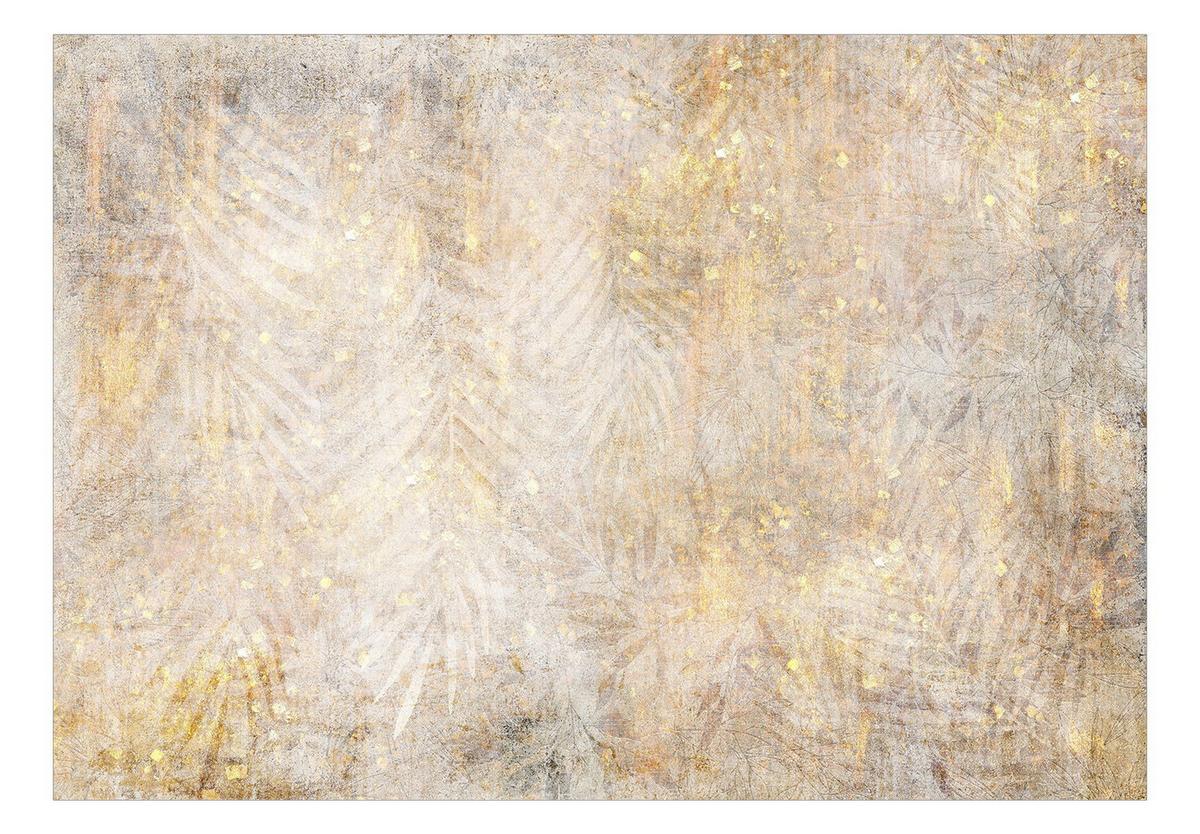 SELBSTKLEBENDE FOTOTAPETE 196/140 cm - Goldfarben/Grau, Kunststoff/Textil (196/1cm) - KUNSTLOFT