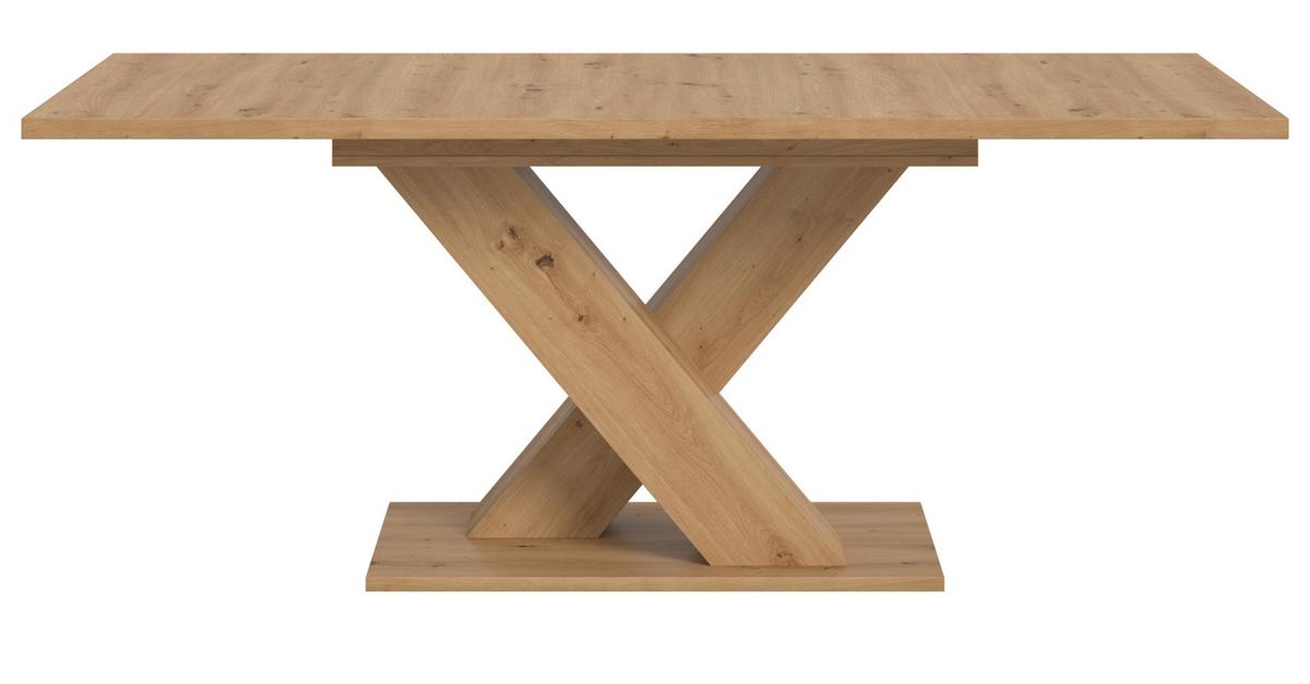 ESSTISCH Eiche Artisan, Küchentisch ausziehbar 150 - 190 cm - Eiche Artisan, Holzwerkstoff/Metall (150/90/76cm) - Inn.Furn
