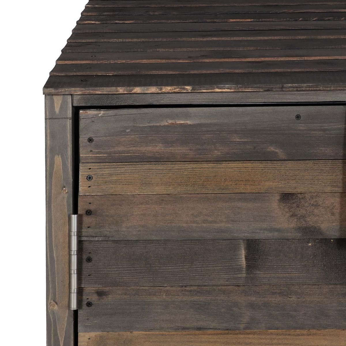 GERÄTESCHUPPEN Anthrazit - Anthrazit, Holz (250/180/93cm) - MCW