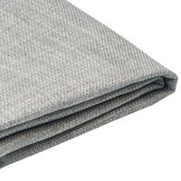 BETTRAHMENBEZUG 140/200 cm Hellgrau Fitou - Hellgrau/Grau, Textil (150/214cm) - Beliani