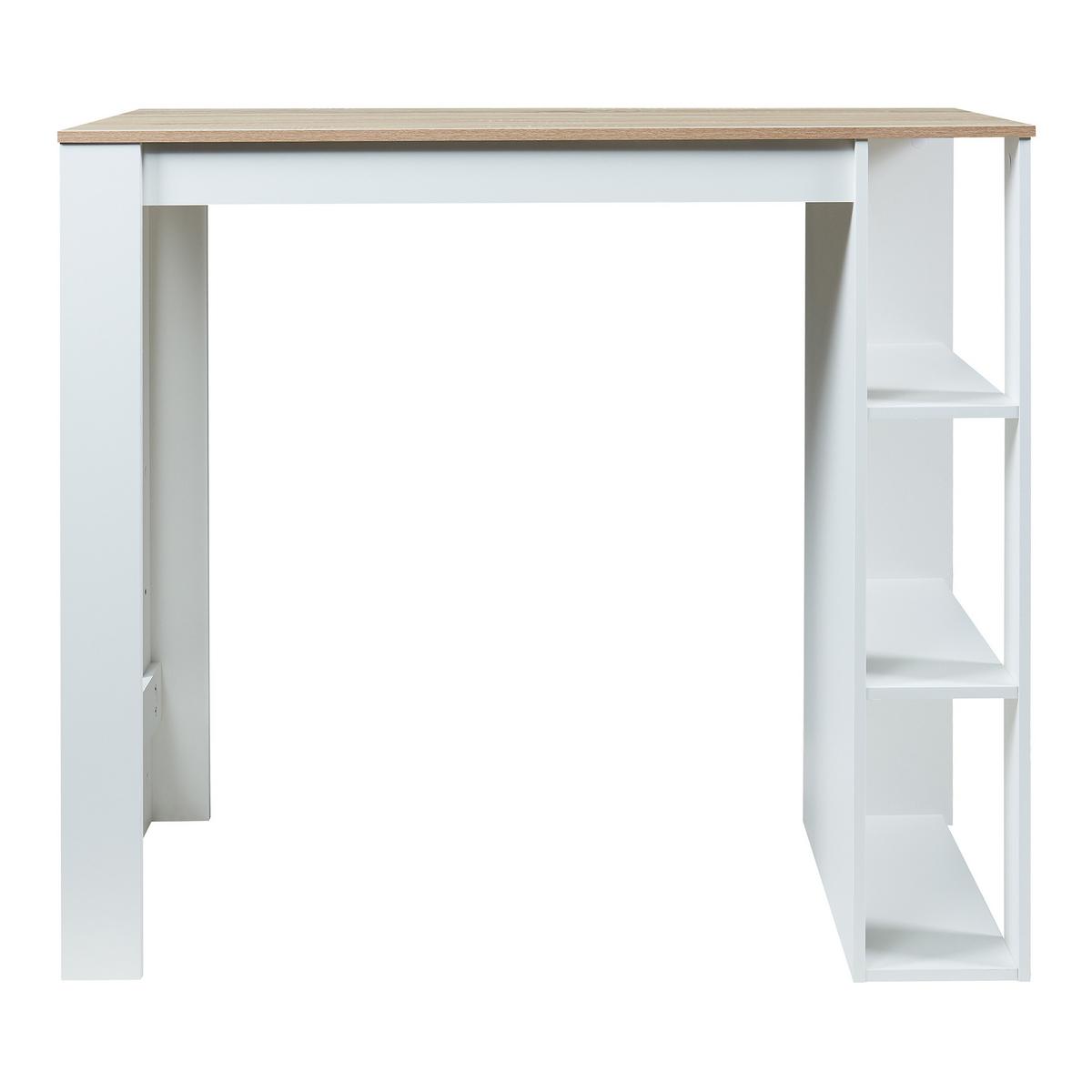 BARTISCH Danderyd - Eichefarben/Weiß, Holzwerkstoff (60/120/105.5cm) - [en.casa]