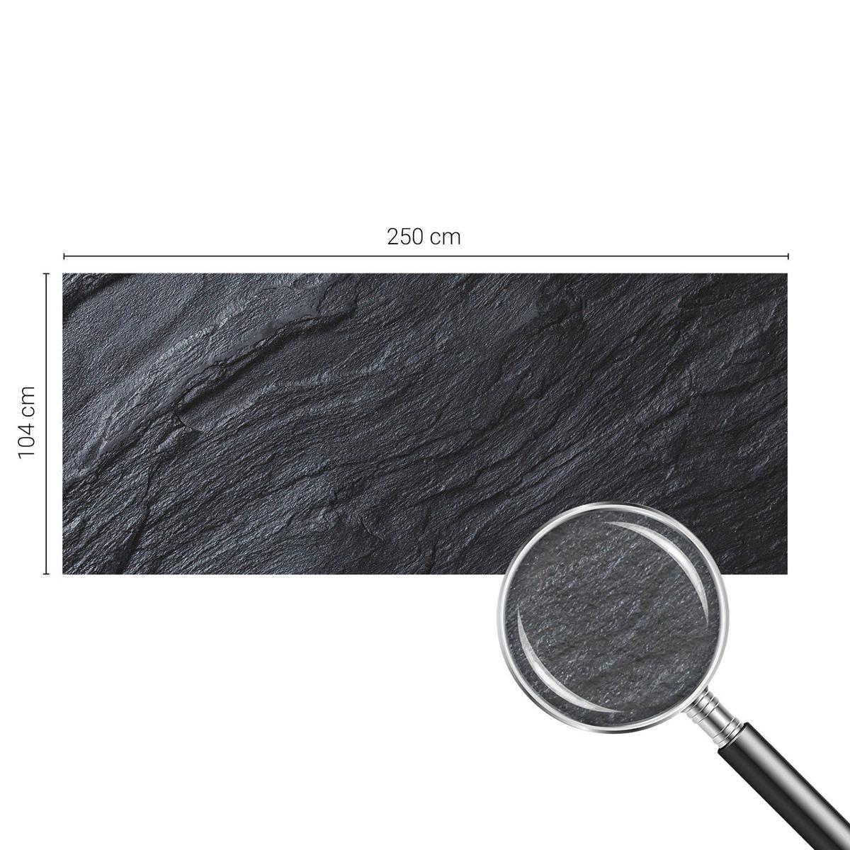 FOTOTAPETE 250x104 cm - Steinstruktur - Grau, Textil (250/104cm) - Wallfluent