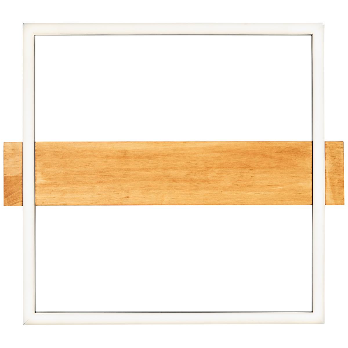 DECKENLEUCHTE Loneos G99746/76 - Schwarz, Holz (45/40/4.6cm) - Brilliant