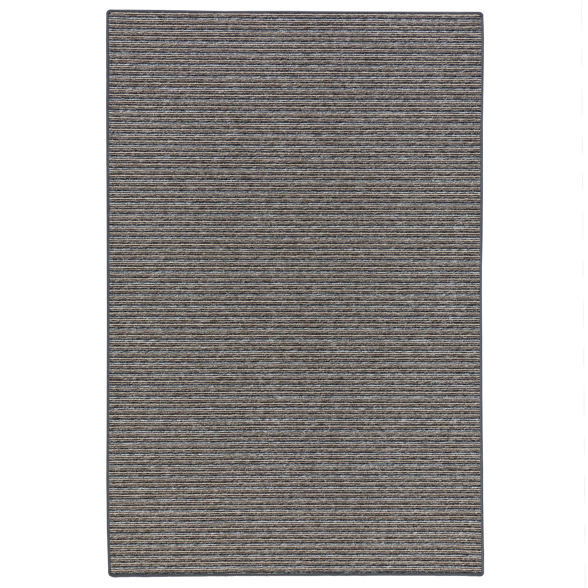 STREIFENBERBER TEPPICH MARTA - Anthrazit, Textil (80/320cm) - Snapstyle