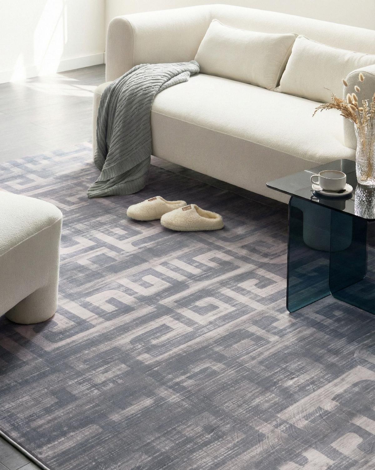 TEPPICH Grau 200/300 cm Beydag - Grau, Textil (200/300cm) - Beliani