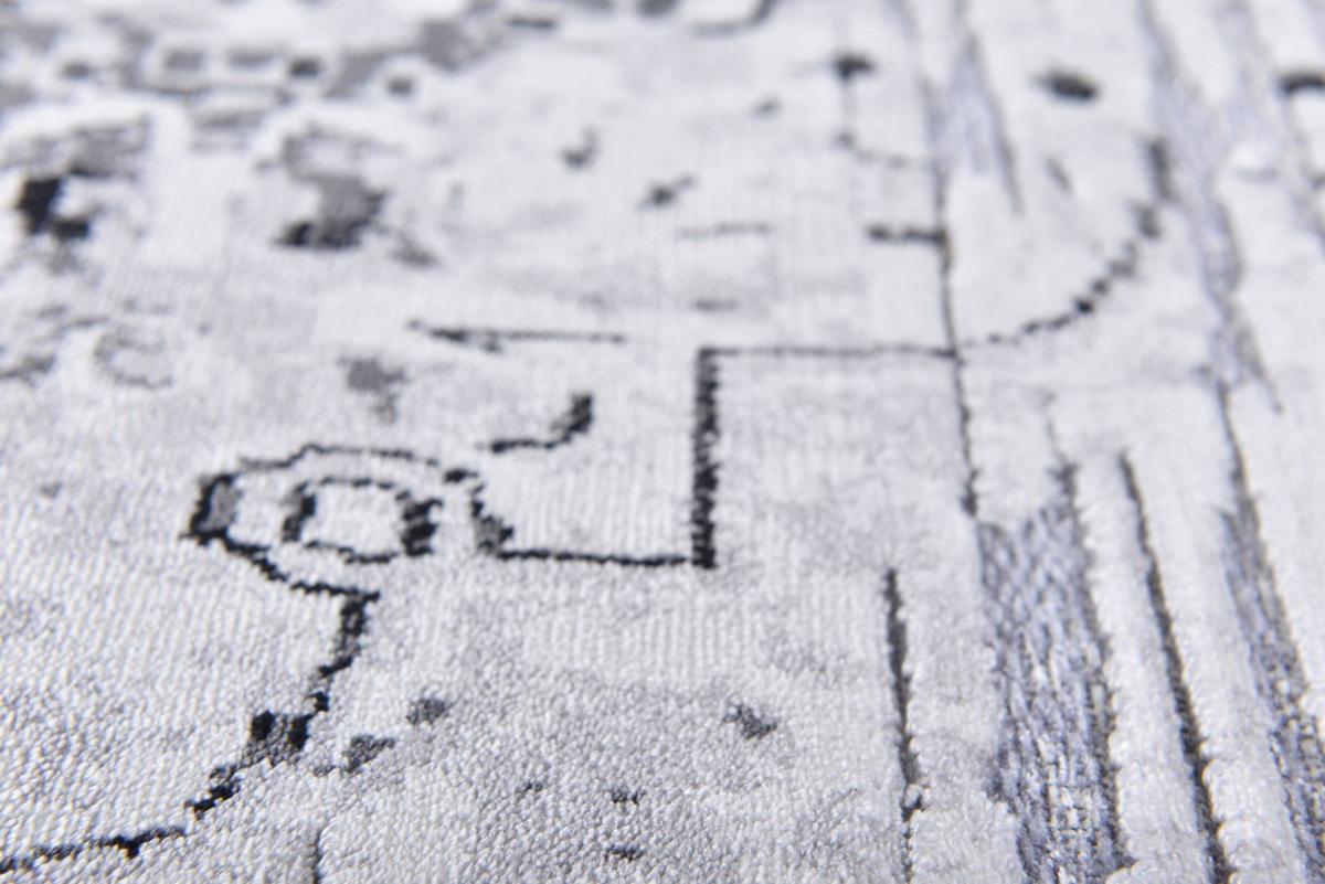 FLACHWEBETEPPICH Orelia 160x235 cm - Silberfarben, Textil (160/235cm) - Gino Falcone