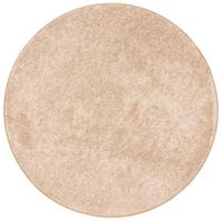 HOCHFLOR VELOURS TEPPICH MONA RUND - Naturfarben, Textil (160/160cm) - Snapstyle