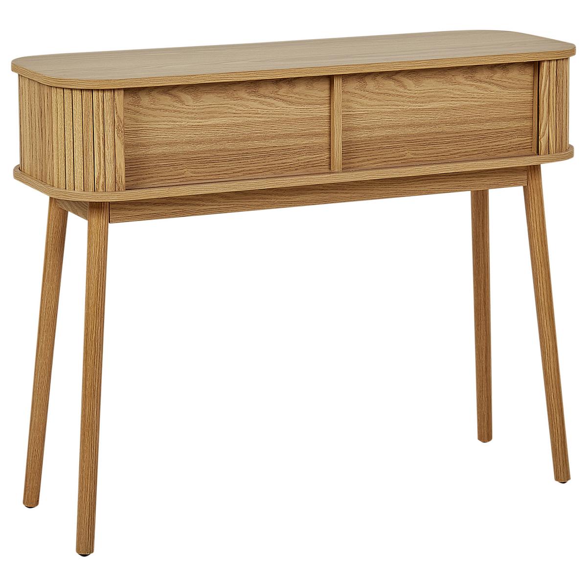 KONSOLENTISCH Braun Selah - Braun, Holzwerkstoff (100/80/35cm) - Beliani