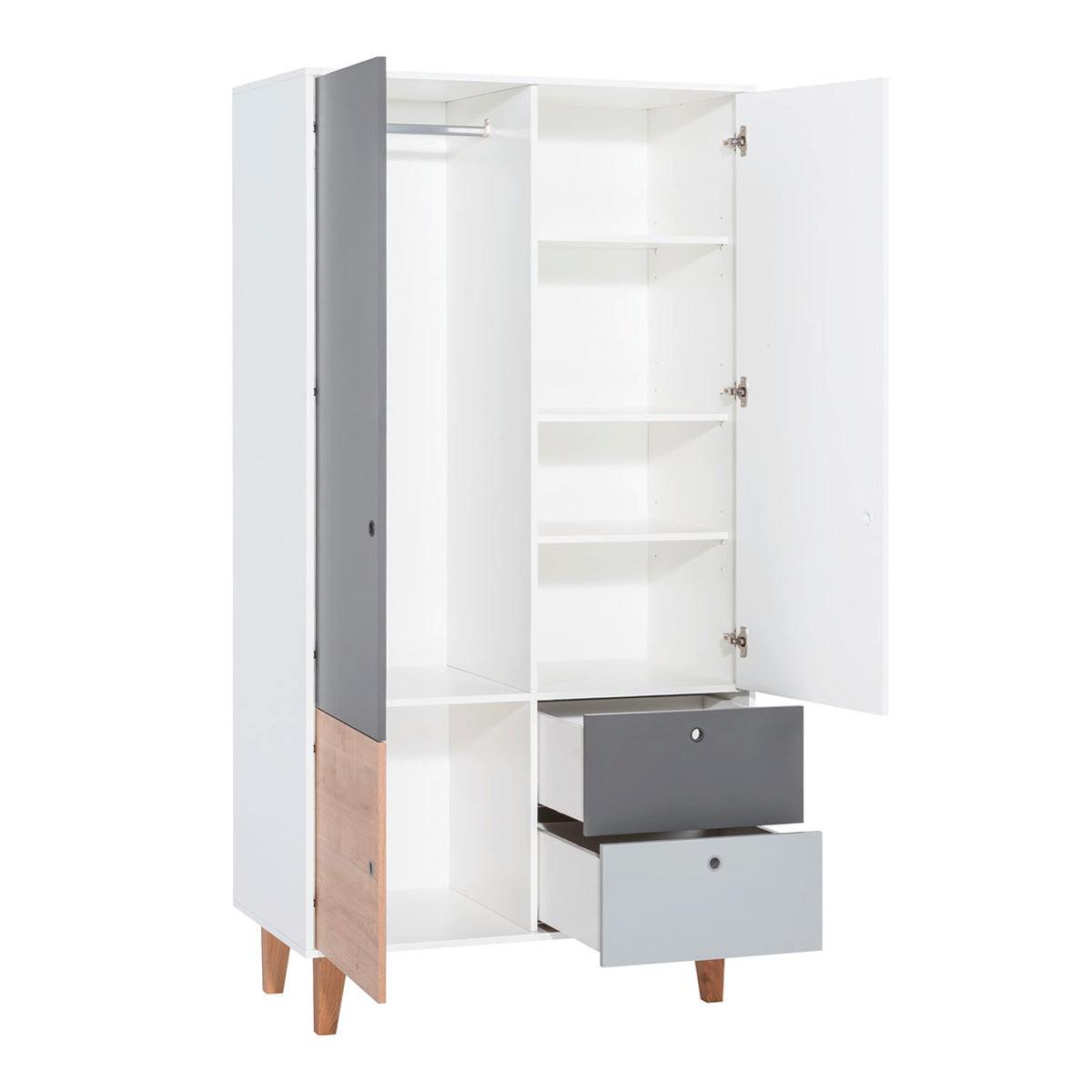 SCHRANK Holz - Braun, Holzwerkstoff (103.5/201.5/55cm) - Petits-meubles
