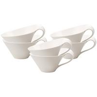 TEETASSE NewWave weiß 220 ml 6er Set - Weiß, Keramik (0.22L) - Villeroy & Boch