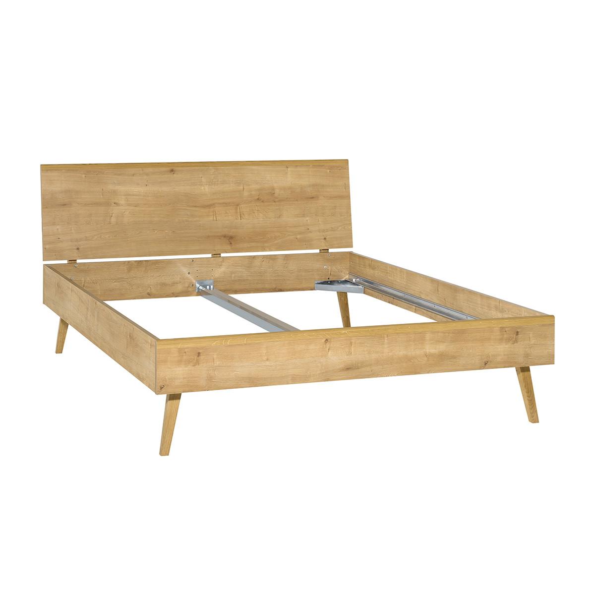 BETT 180/200 Holz - Braun, Holzwerkstoff (180/200cm) - Petits-meubles