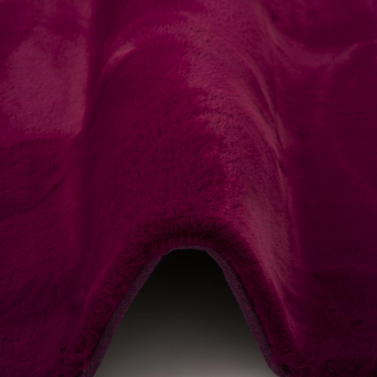 FELLTEPPICH LUXUS SUPER SOFT PLUSH - Brombeere, Textil (90/160cm) - Pergamon