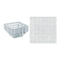 SERVIERPLATTEN Bossa Nova transparent 5-tlg. - Transparent, Glas (2/2/2cm) - Nachtmann