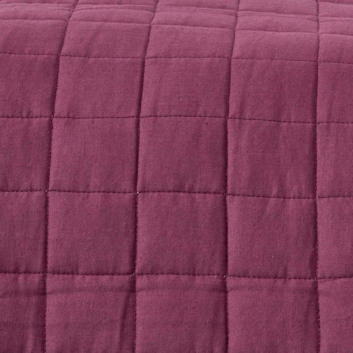 TAGESDECKE gesteppt mit Wende-Design, 230/250 cm - Pflaume, Textil (230/250cm) - Homescapes