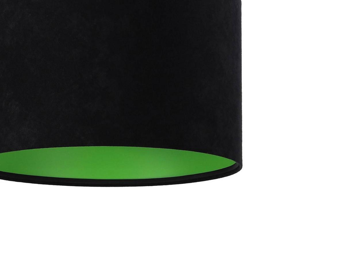 HÄNGELEUCHTE Grün 30/20 cm - Schwarz/Grün, Kunststoff (30/0.45/20cm) - ONZENO