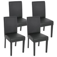 ESSZIMMERSTUHL Anthrazit 4er-Set - Anthrazit/Schwarz, Textil (43/90/56cm) - MCW