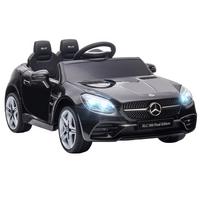 12 V Kinder Elektroauto, Kinderfahrzeug mit Ferbedienung, Kinderauto, Schwarz - Schwarz, Metall (107/62.5/44cm) - AIYAPLAY