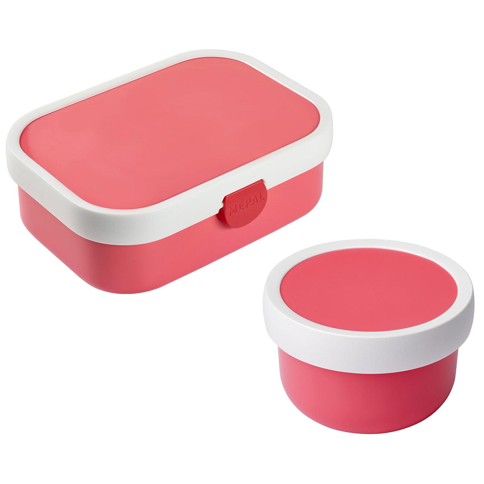 OBST- UND BENTOBOX Campus pink 300 & 750 ml - Pink, Kunststoff (2/2/2cm) - Mepal