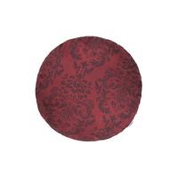 KISSENNHÜLLE Rund Epoche karmin-rot 50 cm Ø - Dunkelrot, Textil (50/50cm) - beties Heimtextil