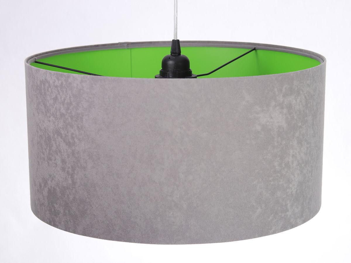 HÄNGELEUCHTE Grau 60/30 cm - Grau/Grün, Kunststoff (60/1.1/30cm) - ONZENO
