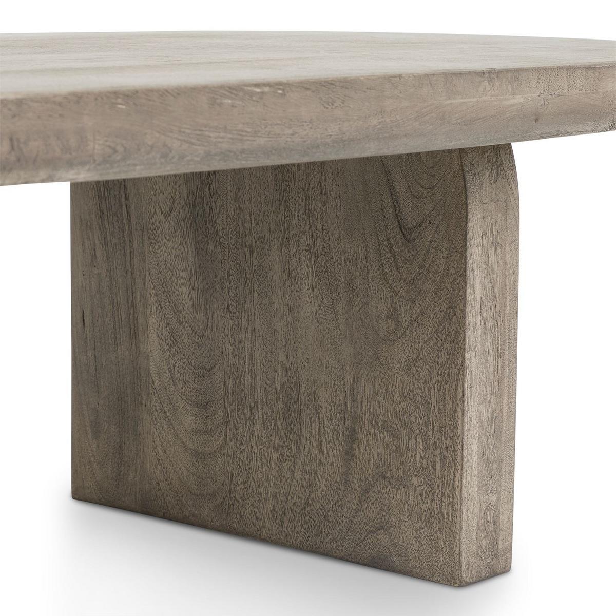 COUCHTISCH PERLA grau - Grau, Holz (70/110/37cm) - IDIMEX