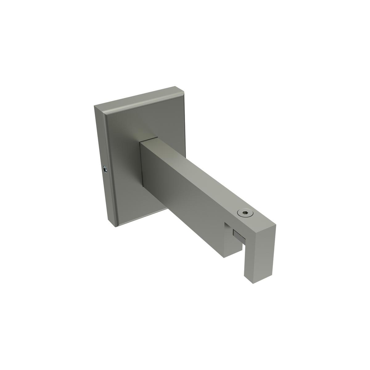 GARDINENSTANGE INNENLAUF Smartline Conex 480 cm (geteilt in 3 x 160 cm), 1-läufig, 14x35 mm Edelstahl-Optik - Edelstahlfarben, Metall (480cm) - INTERDECO