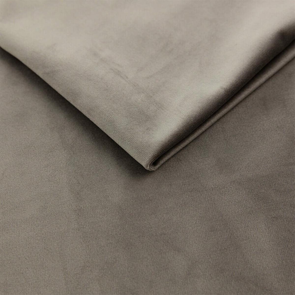 BOXBETT Jodan 160/200 cm Taupe im Magic Velvet Stoff - Taupe/Schwarz, Holz/Holzwerkstoff (160/200cm) - AltaBeds