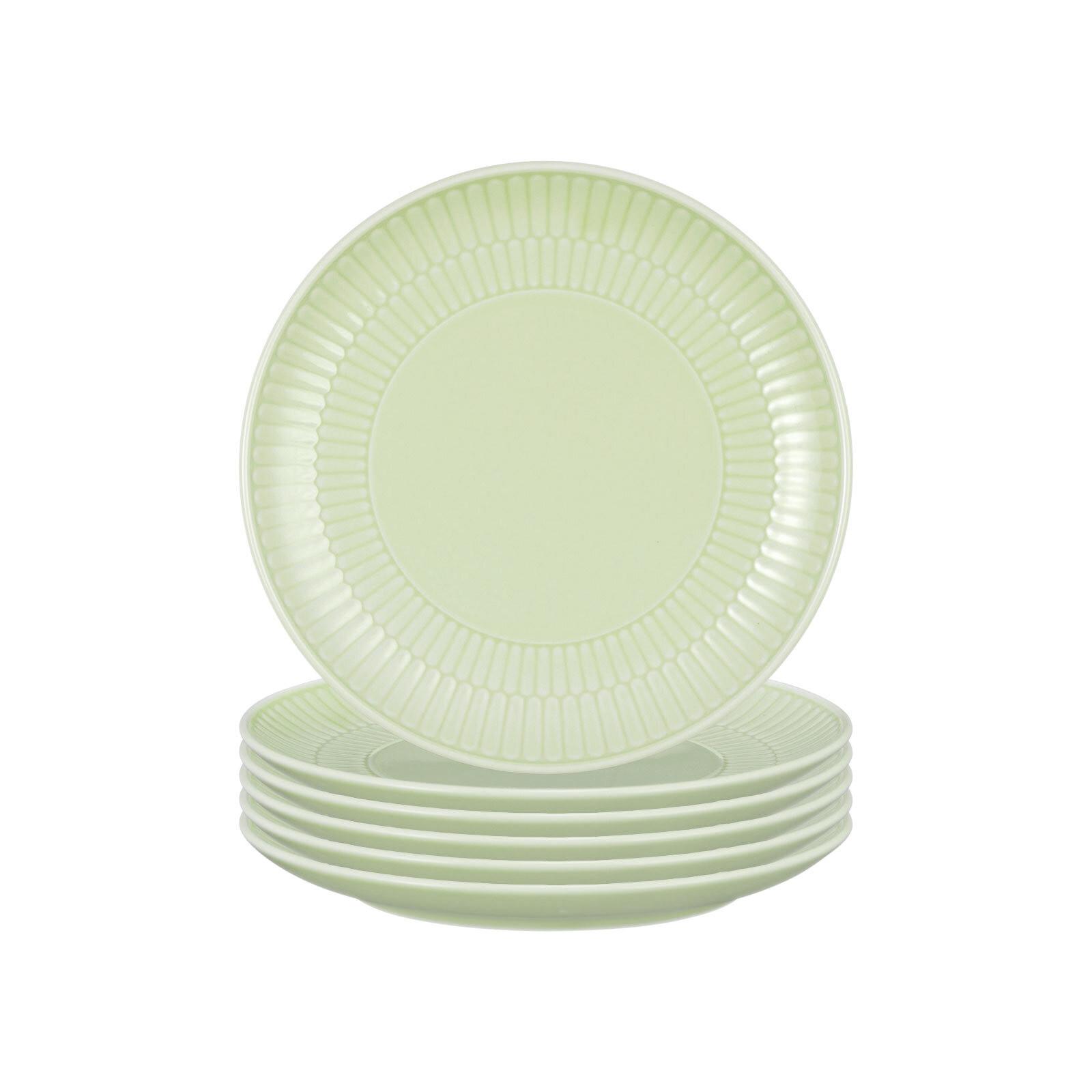 BROTTELLER Amina Seladon ø 16,3 cm 6er Set - Grün, Keramik (16.3cm) - Seltmann Weiden