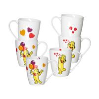 BECHER Haribo Heart bunt 360 ml 6er Set - Multicolor, Keramik (0.36L) - Ritzenhoff Breker