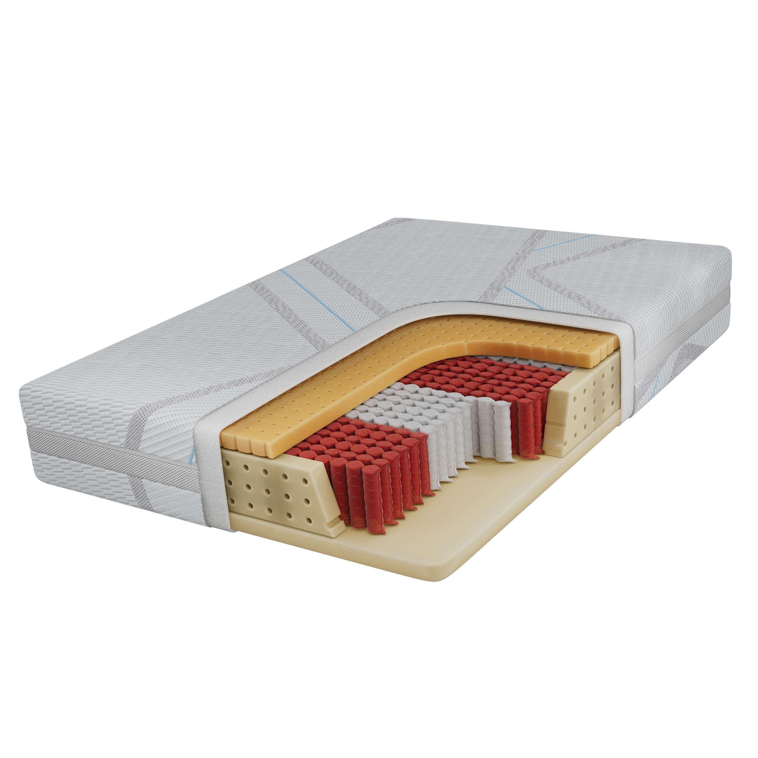 TASCHENMATRATZE RINALI - 140/200 - H3 - Lux - Multicolor, Textil (140/200cm) - MKS