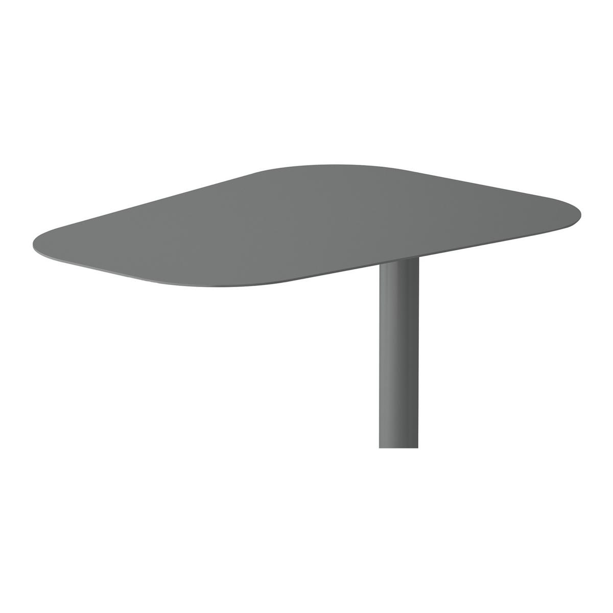 BEISTELLTISCH Nastätten - Grau, Metall (38/50/50cm) - [en.casa]