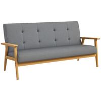 SOFA Yvith 155/70/73cm - Dunkelgrau, Textil (70/73/155cm) - ZMH
